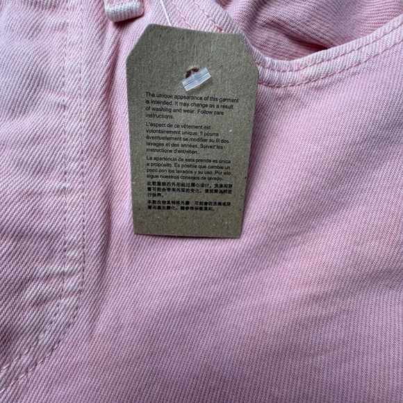 NWT Levi's 501 Original Fit High Rise Straight Jeans Pale Pink Women's W27 L30 - Picture 12 of 12